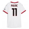 AC Milan Christian Pulisic #11 Bortedrakt Kvinner 2024-25 Kortermet